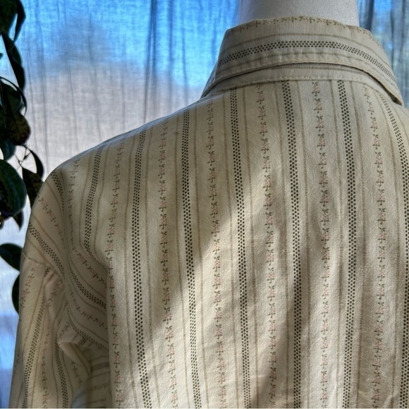 Byer California Vintage Cream Western Button Up - Picture 5 of 7